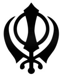 Symbol der Sikhs, genannt Khanda
